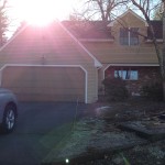 front of home vinyl siding