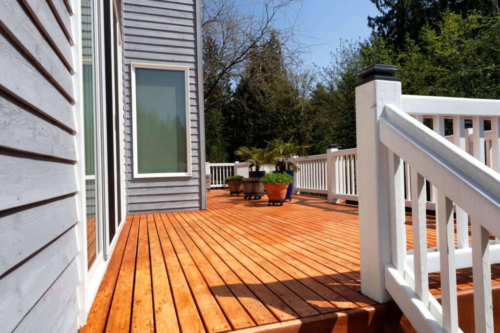 outdoor deck